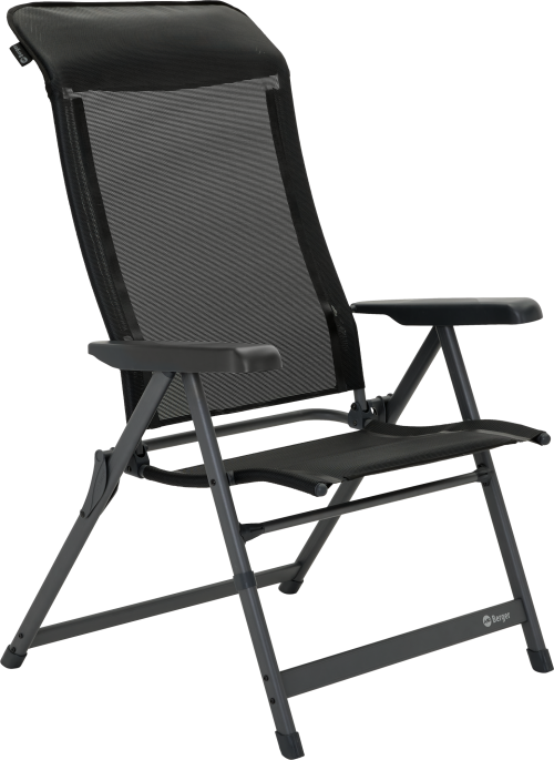 Berger Iseo Luxus XL Klappstuhl schwarz - Klappstühle