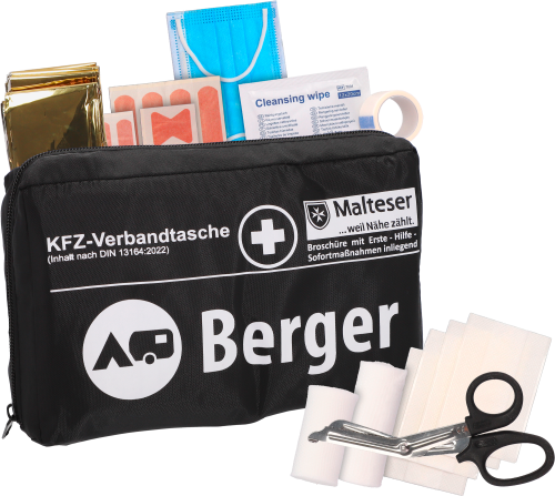 Berger Kfz Verbandtasche  - Erste Hilfe &  Pannen-Zubehör