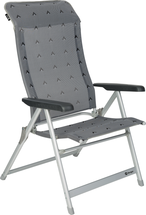 Berger Klappsessel Luxus XL grau - Klappstühle