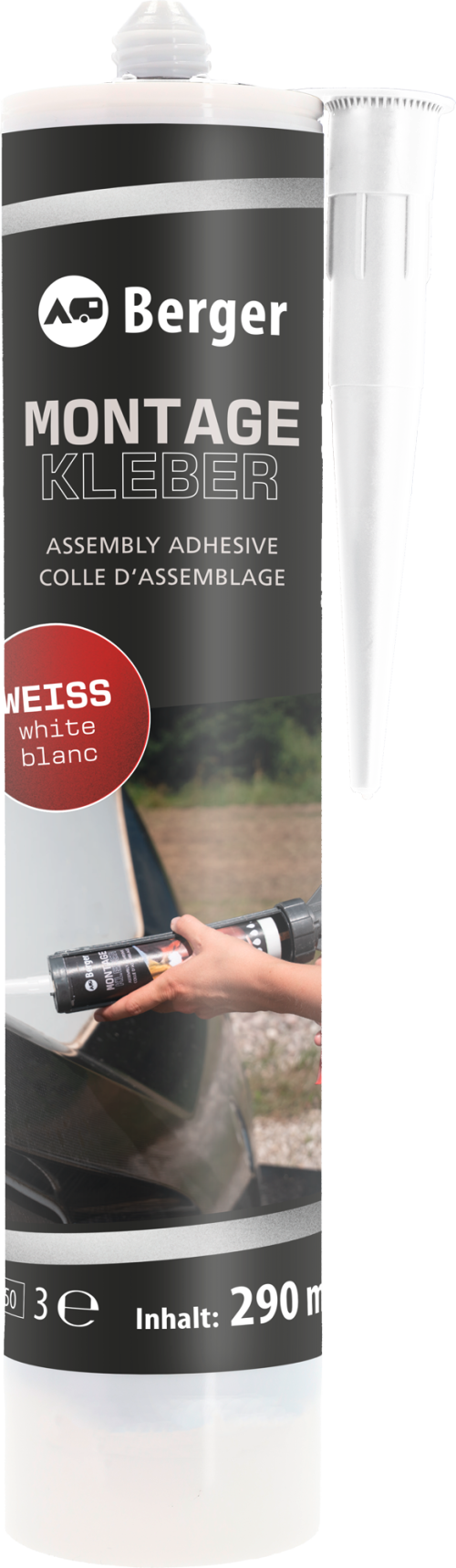 Berger Kleber MS-Polymer Nr. 1-2 weiß 290 ml - Klebstoffe & Dichtmittel