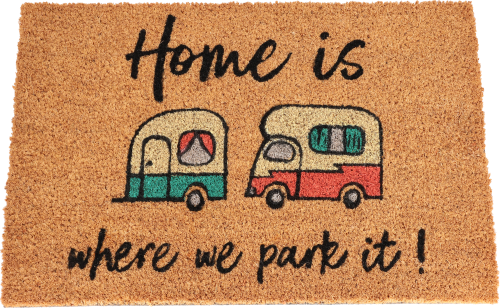 Berger Kokos Fußmatte 40 x 60 cm - Vorzeltteppich & Zeltboden