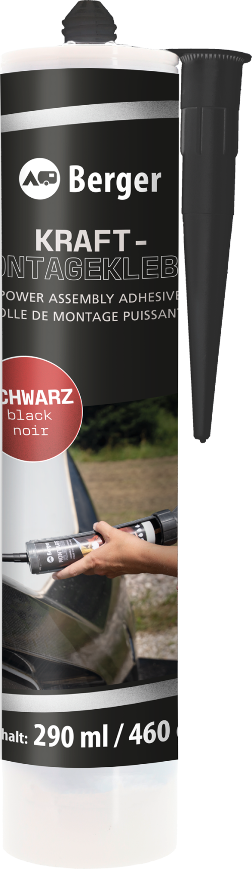 Berger Kraftkleber MS-Polymer Nr. 5 schwarz 290 ml - Klebstoffe & Dichtmittel