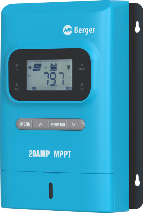 Berger MPPT Display zur Überwachung von Solarenegie MPSC 20 - Solar-Anzeigen