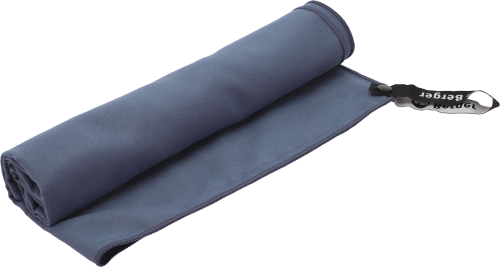 Berger Microfaser-Handtuch AquaLess 120x60 cm blaugrau - Outdoor Zubehör