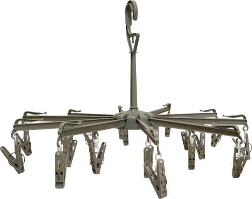 Berger Mini Wäschespinne Kunststoff 10-armig inkl. Wäscheklammern - Wäsche & Trocknen