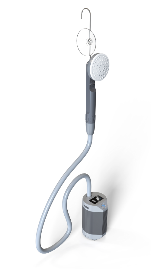 Berger Outdoor Dusche mit digitaler Anzeige - Campingduschen & Zubehör