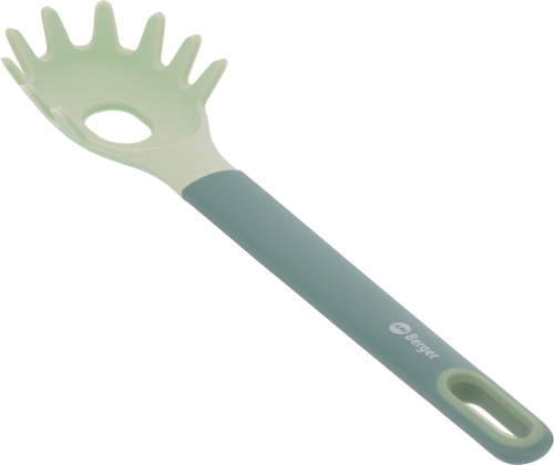 Berger Pastalöffel aus Silikon/Kunststoff grün - Kochbesteck