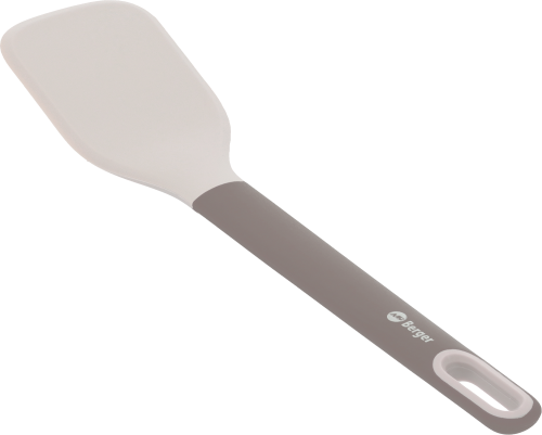 Berger Pfannenwender aus Silikon/Kunststoff grau - Kochbesteck