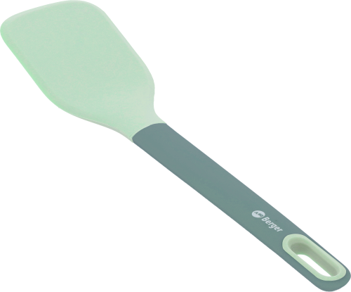 Berger Pfannenwender aus Silikon/Kunststoff grün - Kochbesteck