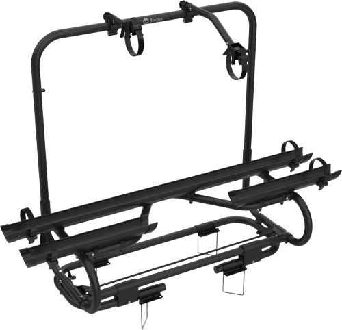 Berger Premium 2 XL Deichsel Fahrradträger schwarz für 2 Fahrräder E-Bike geeignet - Deichsel-Fahrradträger