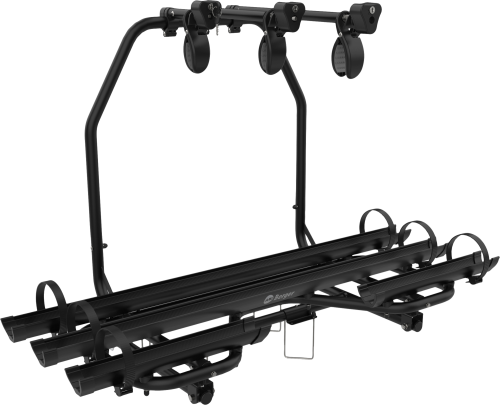 Berger Premium 3 XL Deichsel Fahrradträger schwarz für 3 Fahrräder E-Bike geeignet - Deichsel-Fahrradträger