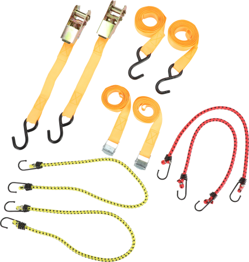 Berger Ratschen-Spanngurt-Set 8-teilig, Spanngurte - Transportieren & Befestigen