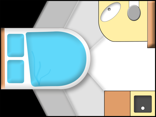 Berger Ready to go Bettdeckensystem 160x195/200 cm rundes Fußteil braun - Decken
