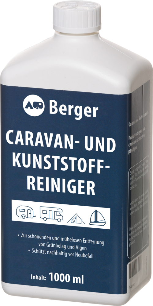 Berger Reinigungskonzentrat Caravan- und Kunststoffreiniger 1 Liter - Imprägnieren, Reinigen, Pflegen