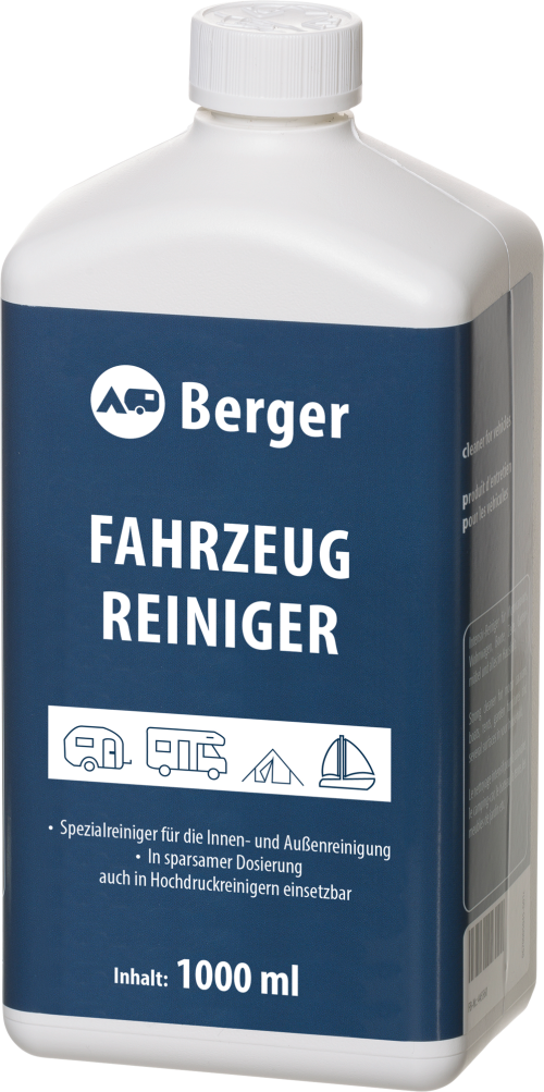 Berger Reinigungskonzentrat Fahrzeugreiniger für Innen und Außen 1 Liter - Innenbereich & Scheiben