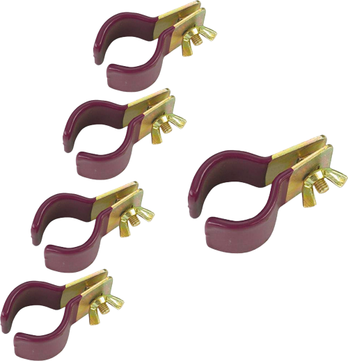 Berger Rohrschelle gummiert 5er Pack 22 - 25mm - Zelt-Gestänge & Zubehör