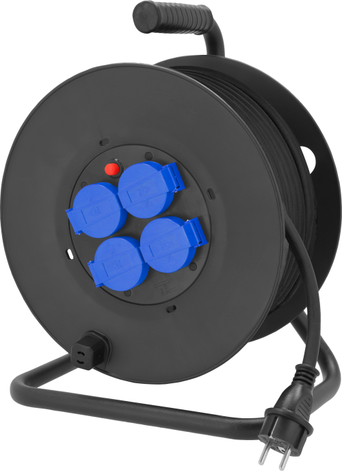 Berger Schutzkontakt Kabeltrommel 25 m - Kabeltrommeln & Verlängerungskabel