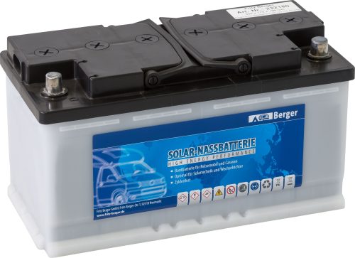 Berger Solar Nassbatterie 12V / 110 Ah - Fahrzeug-Batterien
