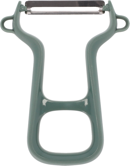 Berger Sparschäler mit Edelstahlklinge grün - Kochbesteck