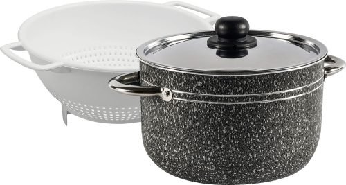 Berger Stone Rock Pasta Topfset 3-tlg. mit Antihaftbeschichtung - Camping-Töpfe