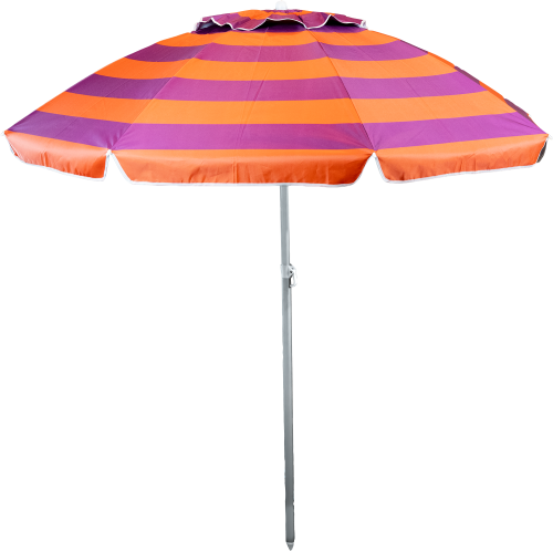 Berger SunLite Sonnenschirm orange/lila gestreift - Sichtschutz & Sonnenschirme