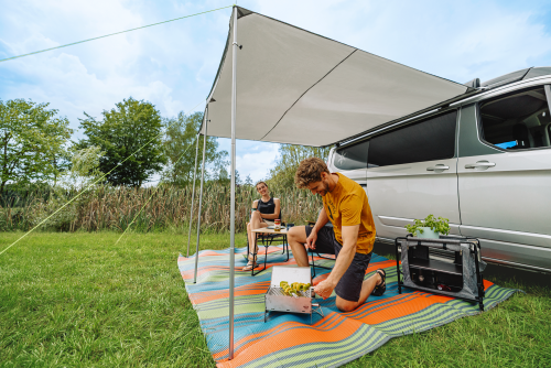 Berger SunRoof Sonnenvordach für Bus & Wohnwagen (340 x 240 cm) - Sonnensegel & Vordächer
