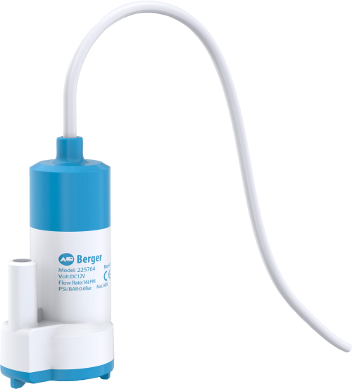 Berger TP16 Classic Tauchpumpe 12V 0,6  bar 16 l/min - Wasserpumpen