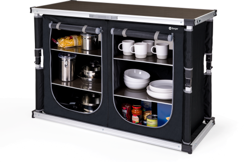 Berger Tampere Kofferbox / Campingschrank faltbar L - Faltschränke