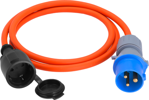 Berger Ultimate Adapterleitung CEE-Stecker und Schutzkontaktkupplung 1,5m - CEE-Kabel