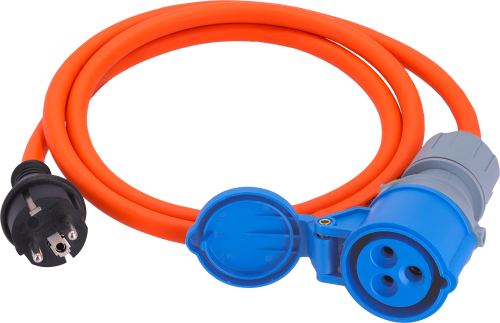 Berger Ultimate Adapterleitung Schutzkontaktstecker und CEE-Kupplung 1,5m - CEE-Kabel