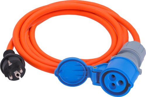 Berger Ultimate Adapterleitung Schutzkontaktstecker und CEE-Kupplung 5m - CEE-Kabel