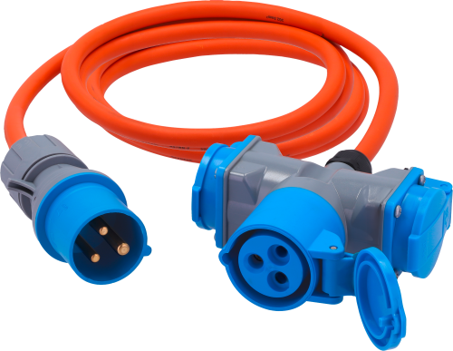 Berger Ultimate CEE-Verlängerung mit 3-fach Verteiler 1,5m - CEE-Stecker & -Adapter