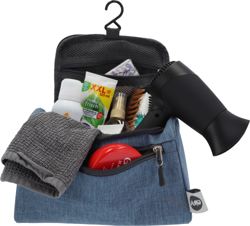 Berger Washbag premium blau - Kulturbeutel