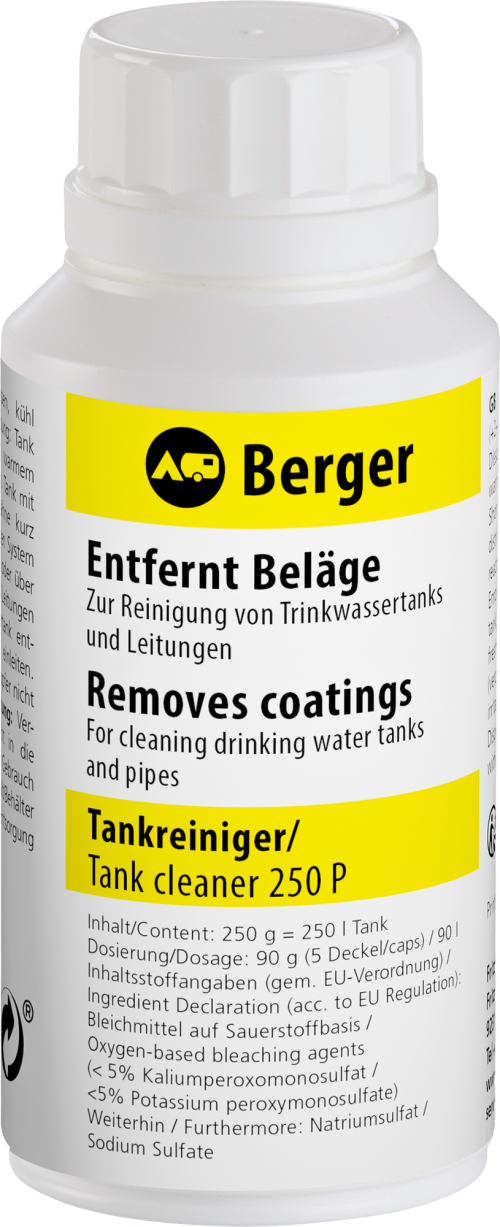 Berger Wassertankreiniger 250 g - Wassertankentkeimung & -reinigung