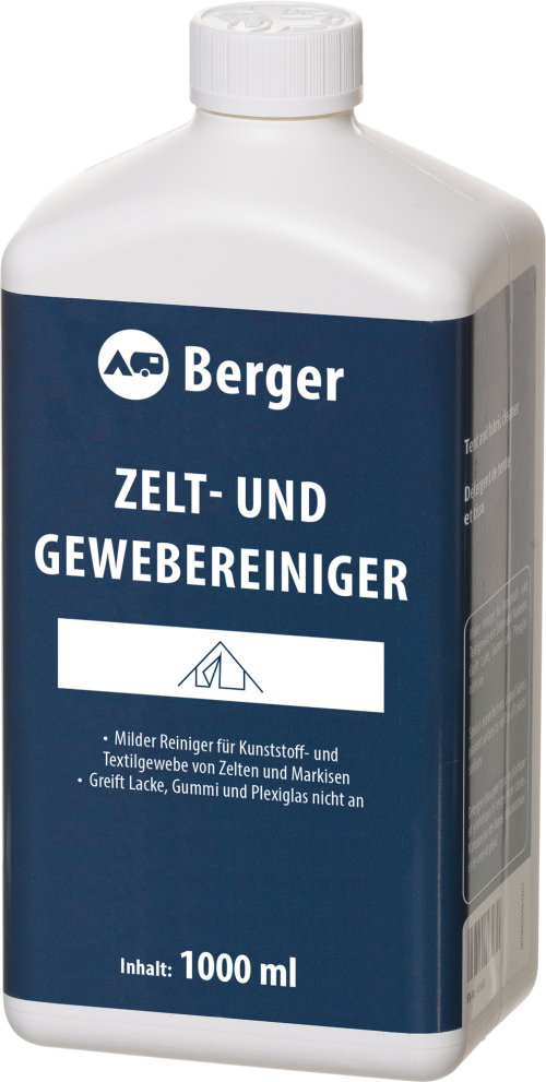 Berger Zelt- und Gewebeplanenreiniger 1 Liter - Imprägnieren, Reinigen, Pflegen