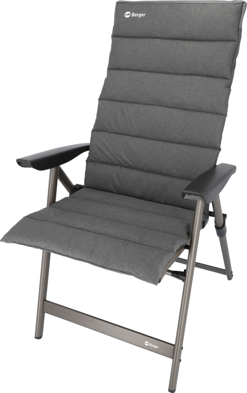 Berger gesteppte Polsterauflage grau - Polster & Sitzauflagen