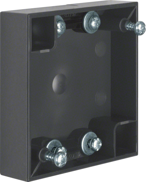 Berker Aufbaugehäuse flach AP Integro Flow mit 2 Zugentlastungen - Schalter, Taster & Rahmen