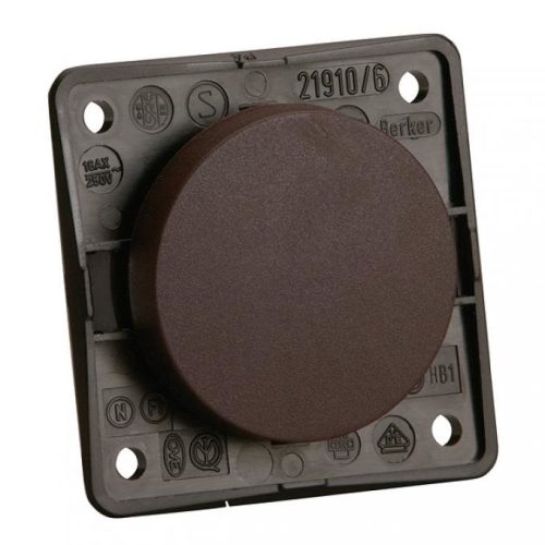 Berker Aus/Wechsel-Schalter braun - Schalter, Taster & Rahmen
