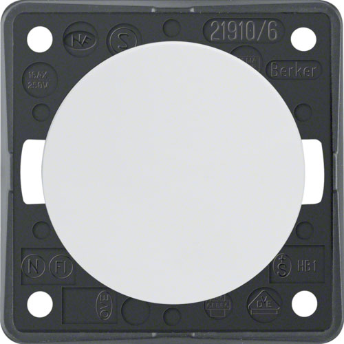 Berker Aus/Wechsel-Schalter weiß - Schalter, Taster & Rahmen