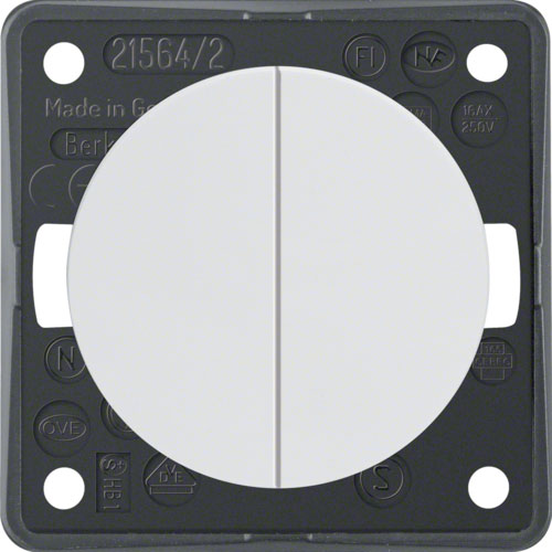 Berker Wippenschalter weiß - Schalter, Taster & Rahmen