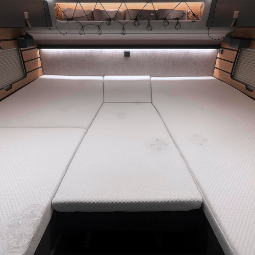 Bettwaren-Shop Traumschlaf Premium Gelschaum Topper passend für Hymer MLT 580 / 5-teiliges Set - Matratzen