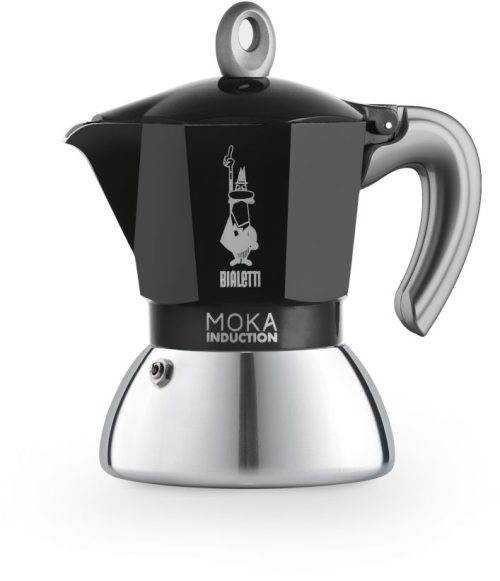 Bialetti New Moka Induction Espressokocher 2 Tassen schwarz - Kaffeemaschinen & Wasserkocher