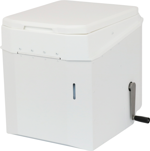 Biotioo 2.0 RL Trockentrenntoilette mit Kompostierfunktion 10 Liter Urintank 25 Liter Feststoffbehälter weiß - Trockentoiletten