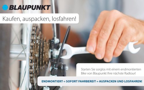 Blaupunkt Montage-Serviceleistungen für E-Bikes - Outdoor Mobilität