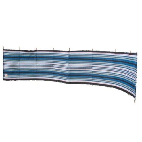 Blue Diamond gestreifter Windschutz 7,3 x 1,22 Meter blau rot - Sichtschutz & Sonnenschirme