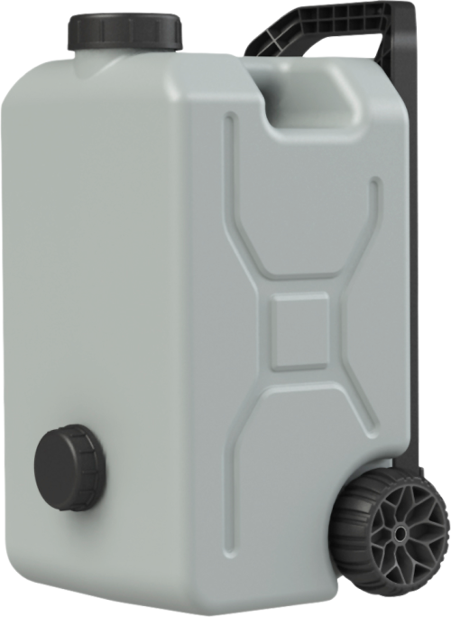 Blue Diamont Aqua Caddie Kanister Silber 25 Liter - Frischwasserkanister von Blue Diamond