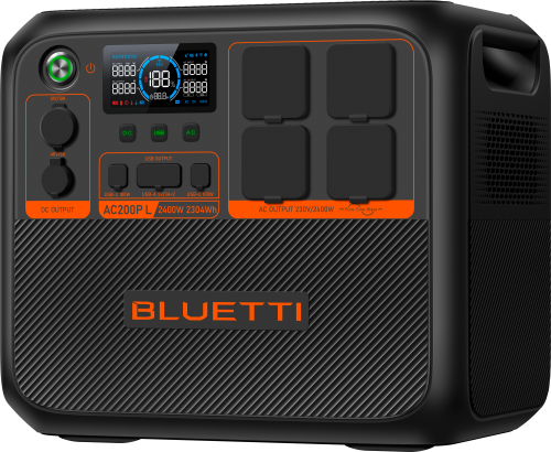 Bluetti AC200P L-Black-EU tragbare Powerstation 1250 W - Powerstations