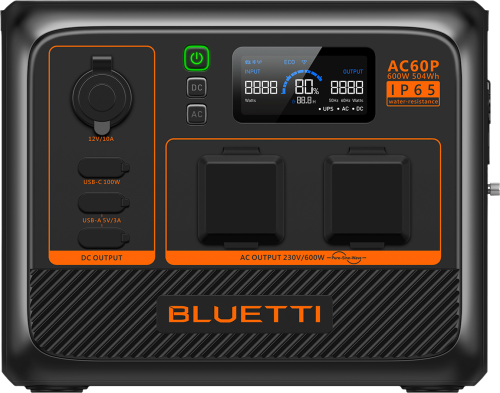 Bluetti AC60P-Black-EU tragbare Powerstation 600 W - Powerstations