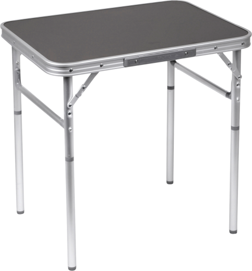 Bo-Camp Alu Campingtisch Grau 2 Stufen 60 x 45 cm - Klapptische