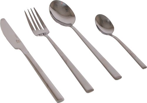 Bo-Camp Besteckset 4 Personen, Edelstahl - Campingbesteck